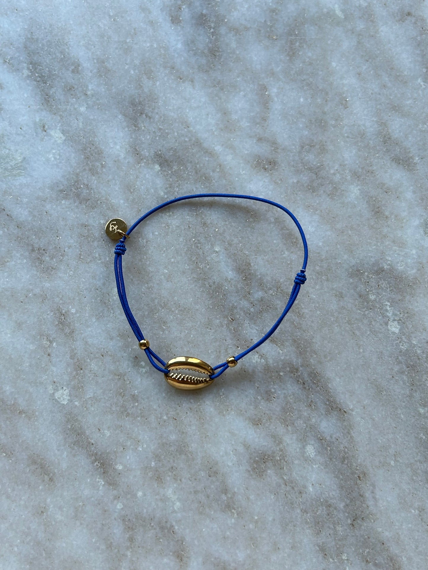 Chéri Armbandje Schelp Blauw