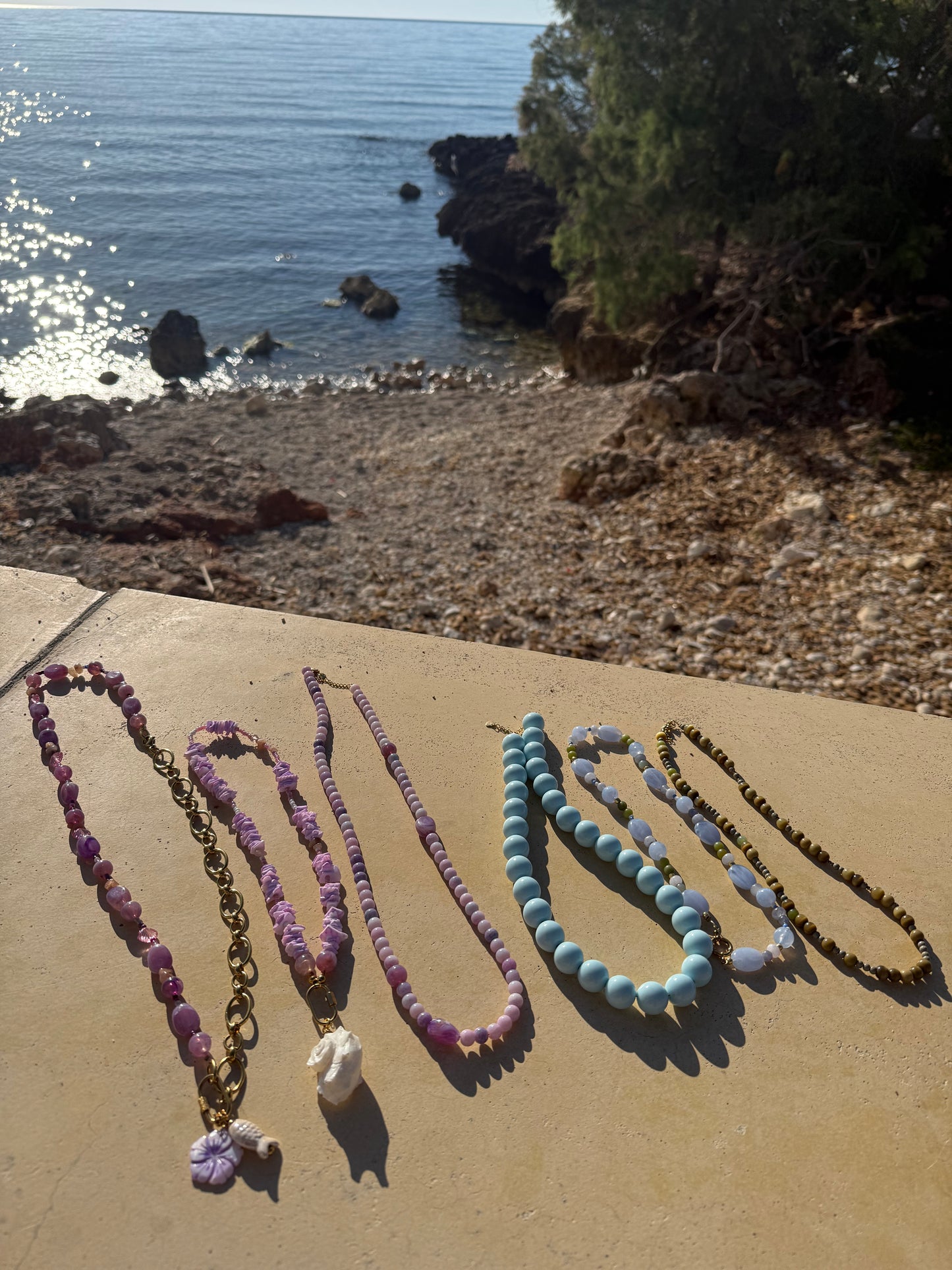Bubble Blue ketting