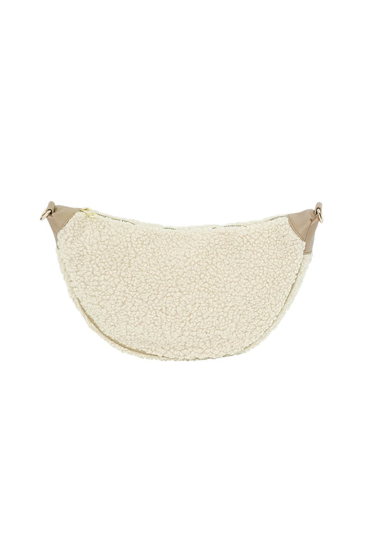 Fluffy Teddy tas - wit