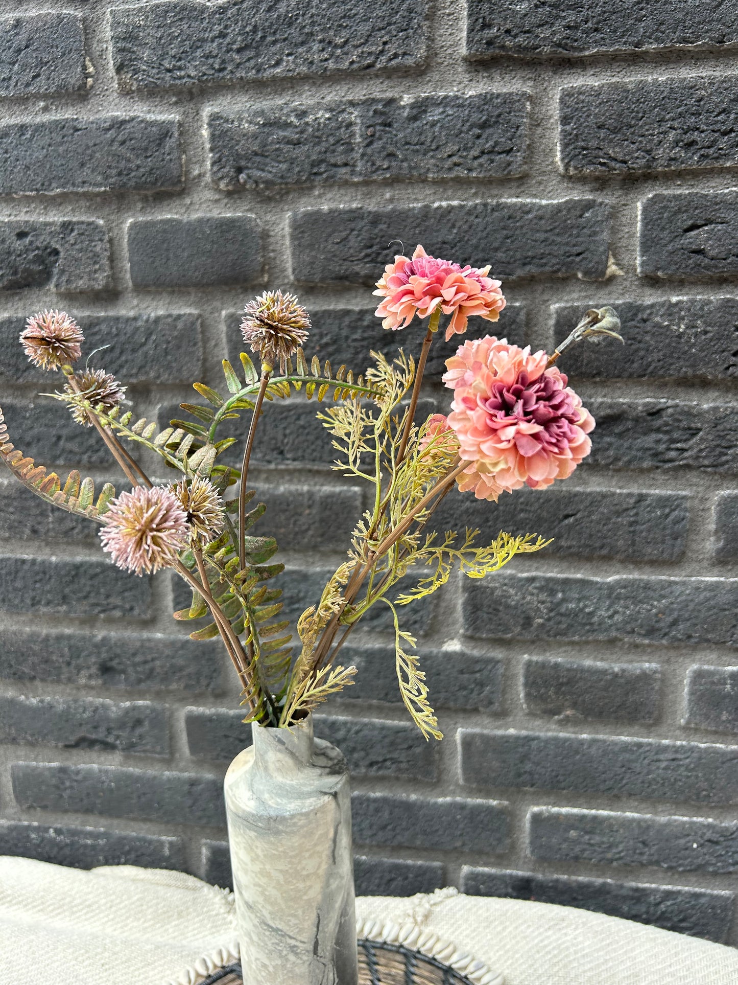 Chrysanthemum Zijden bloemen  Oud roze