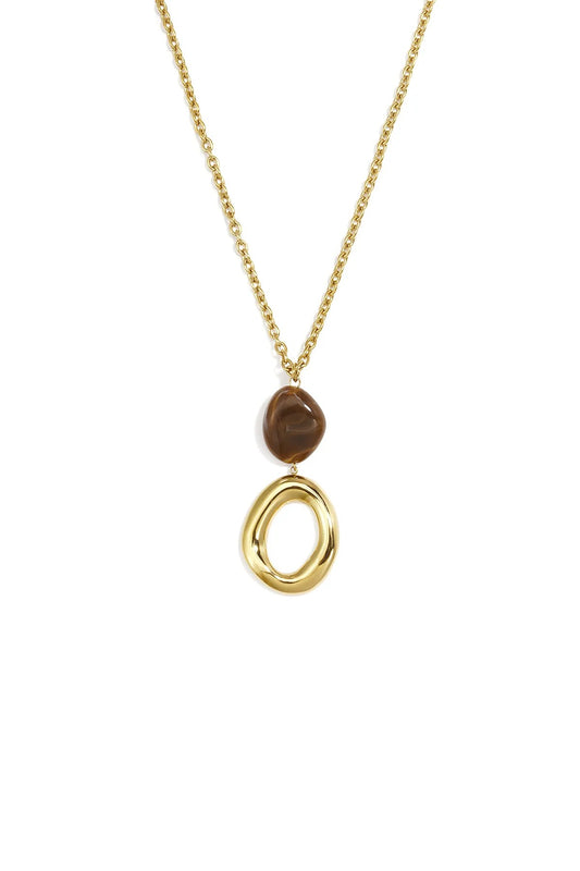 Ketting Bruine Kraal en Ovaal