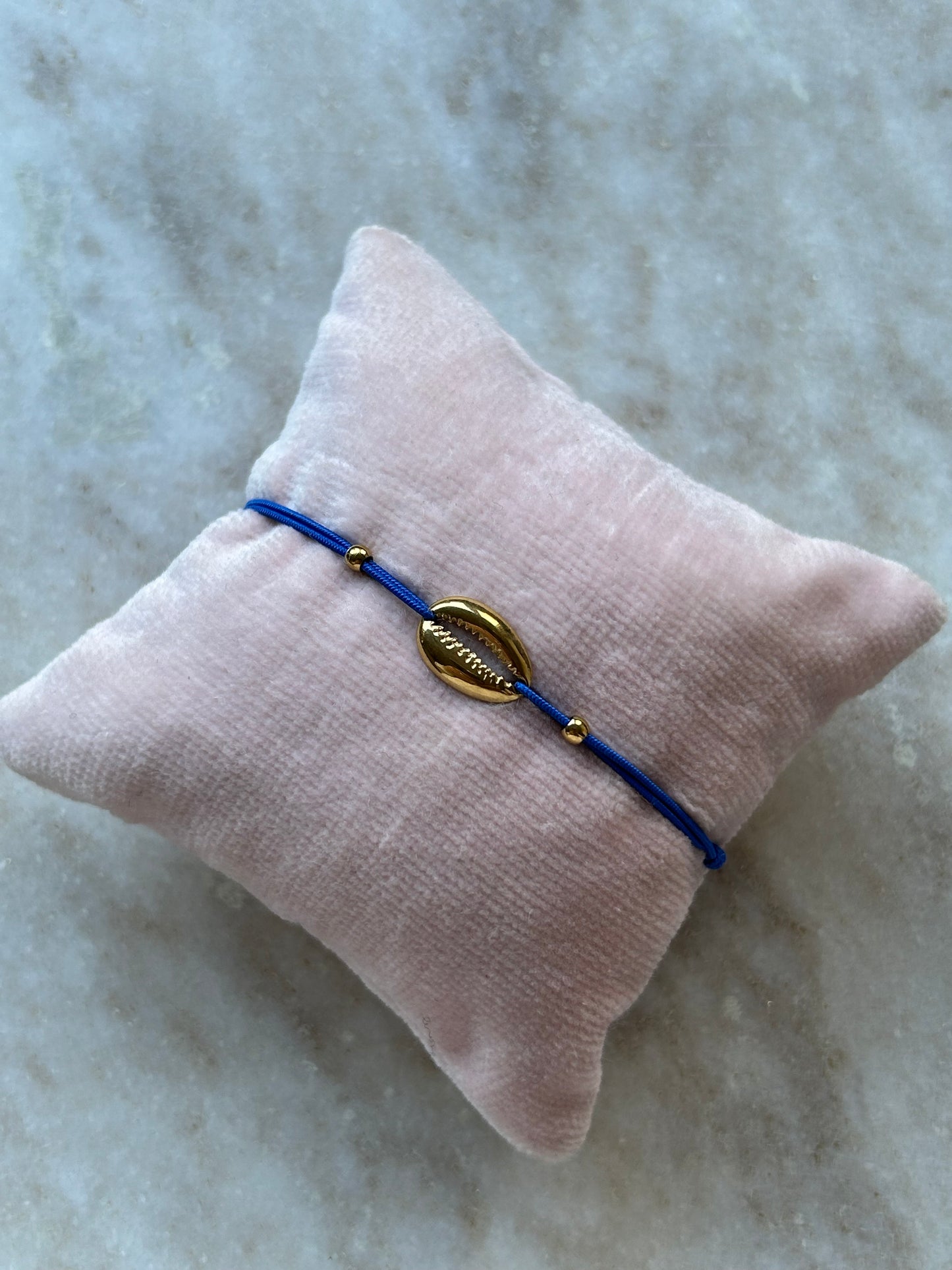 Chéri Armbandje Schelp Blauw