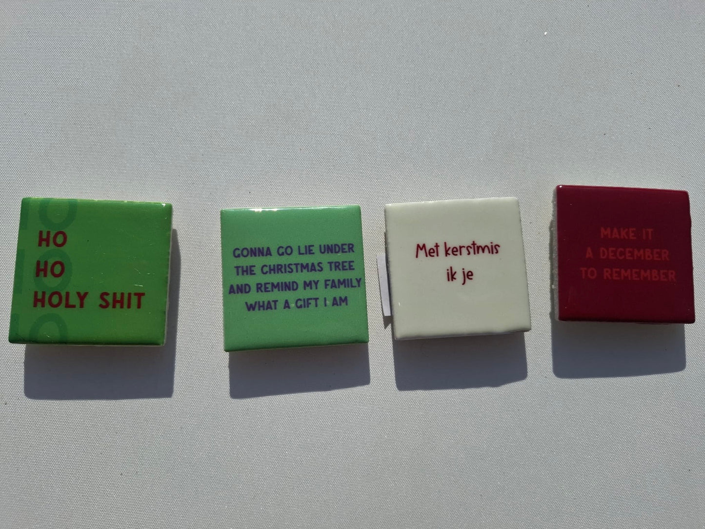 Magneetje Met kerstmis ik je