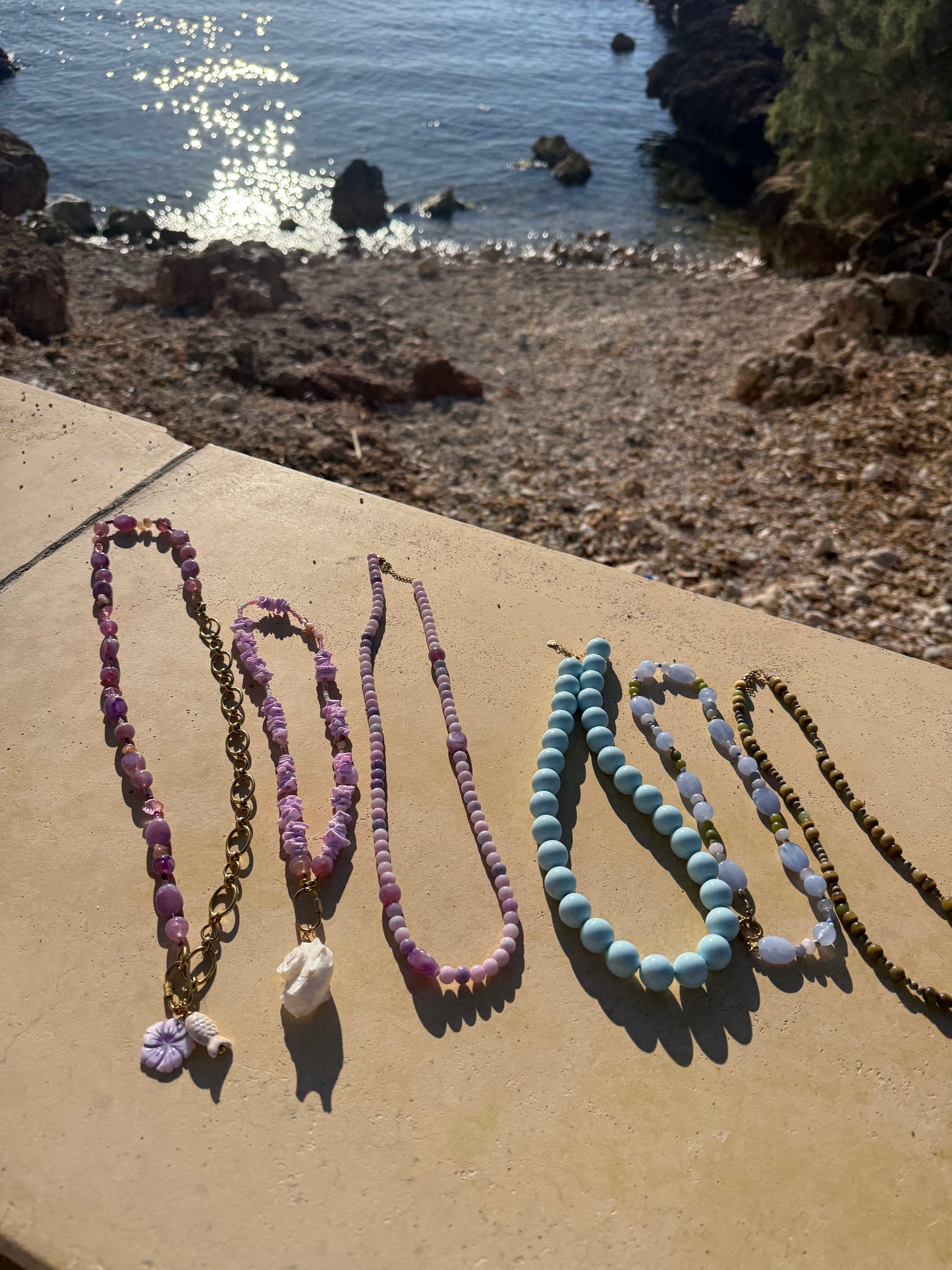 Bubble Blue ketting
