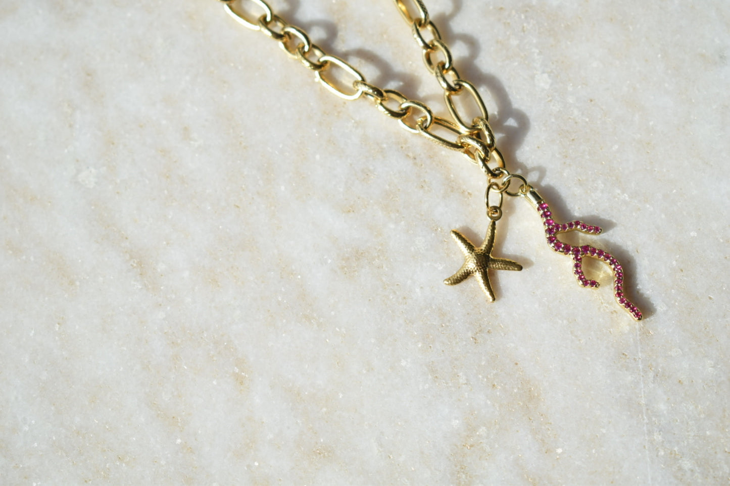 Starfish & Coral Handmade Ketting