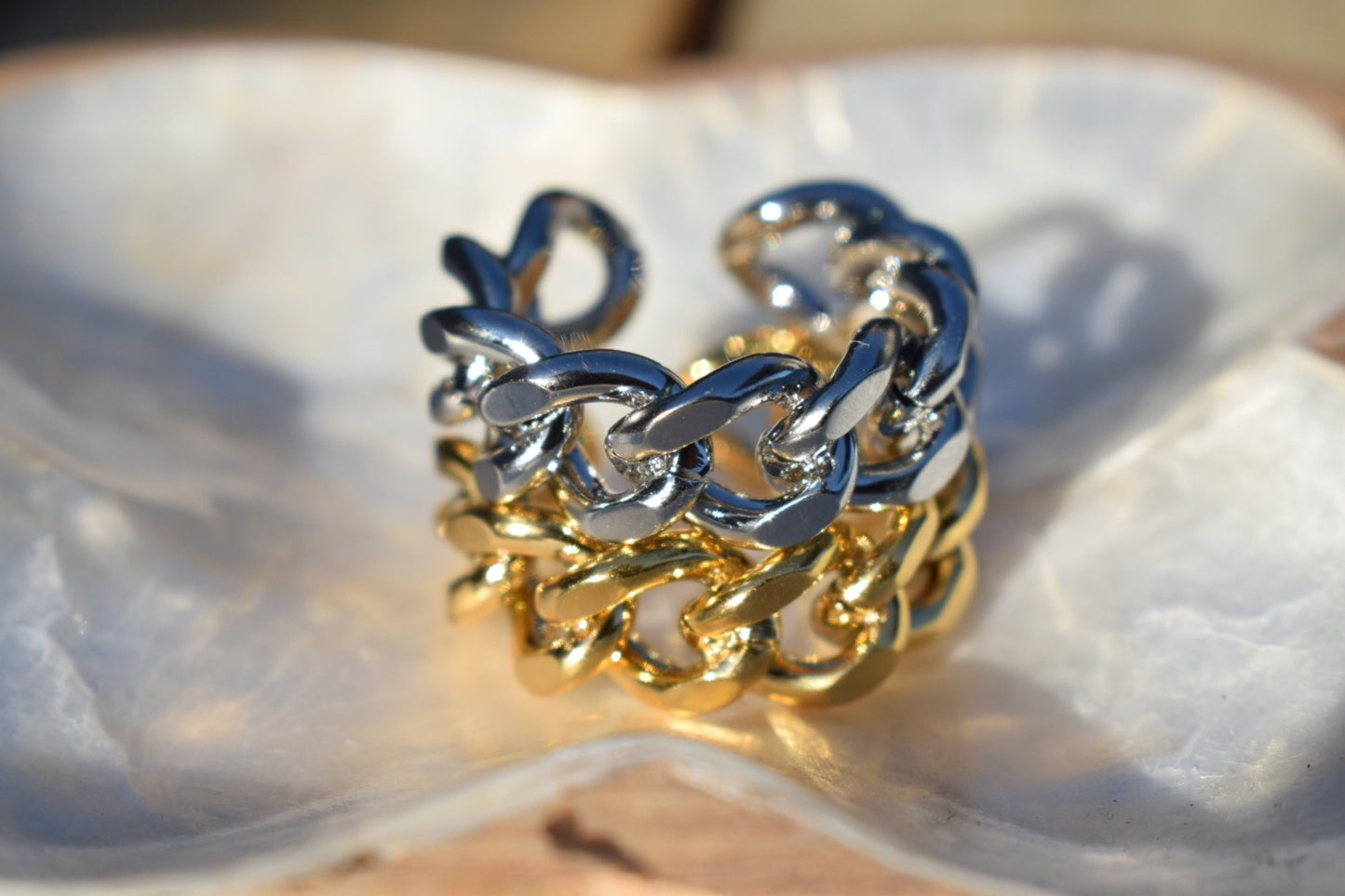 Madrid Chain Ring Gold