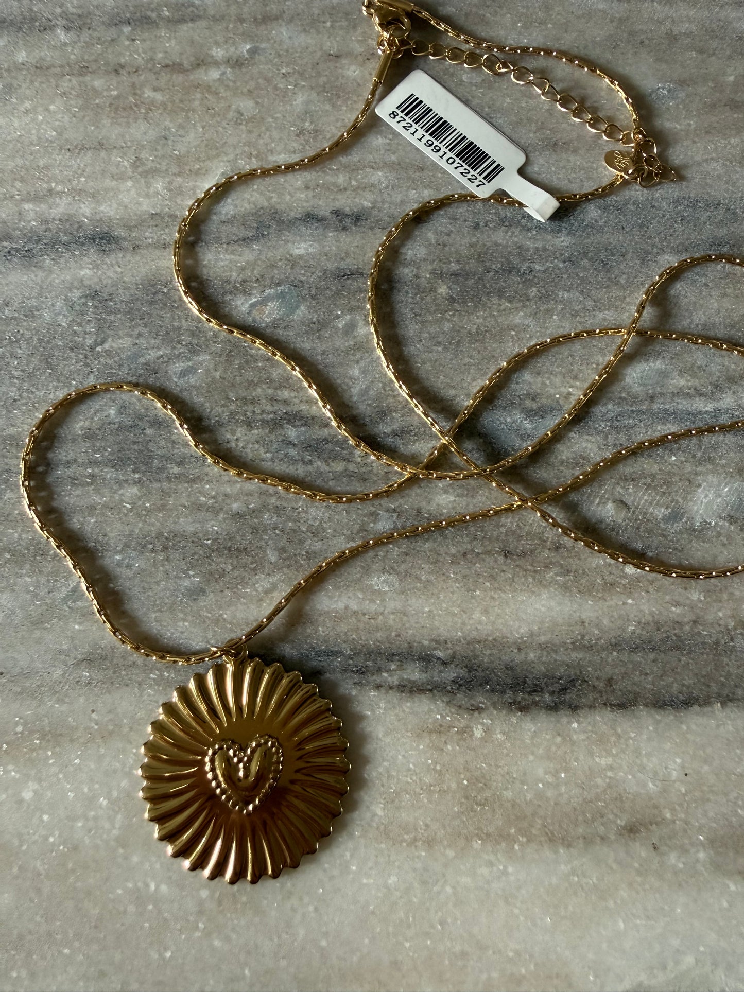 Lange ketting hart