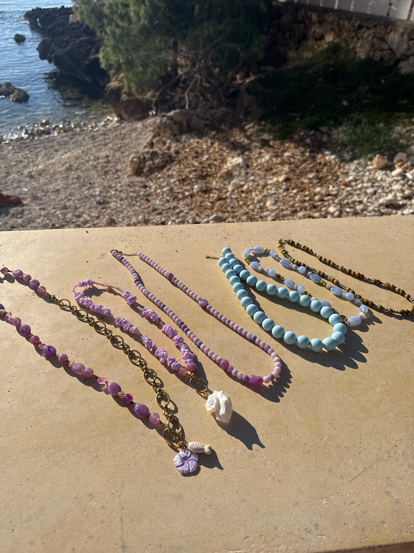 Bubble Blue ketting