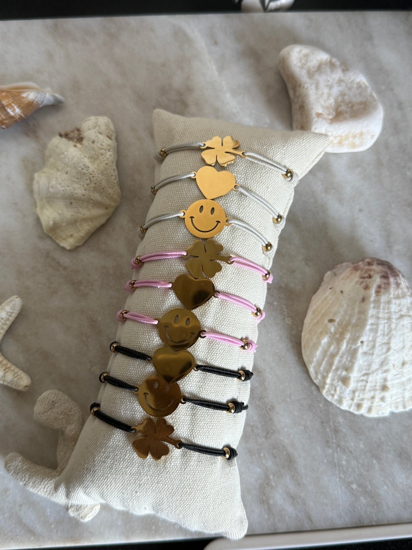 Clover Armbandje Pink
