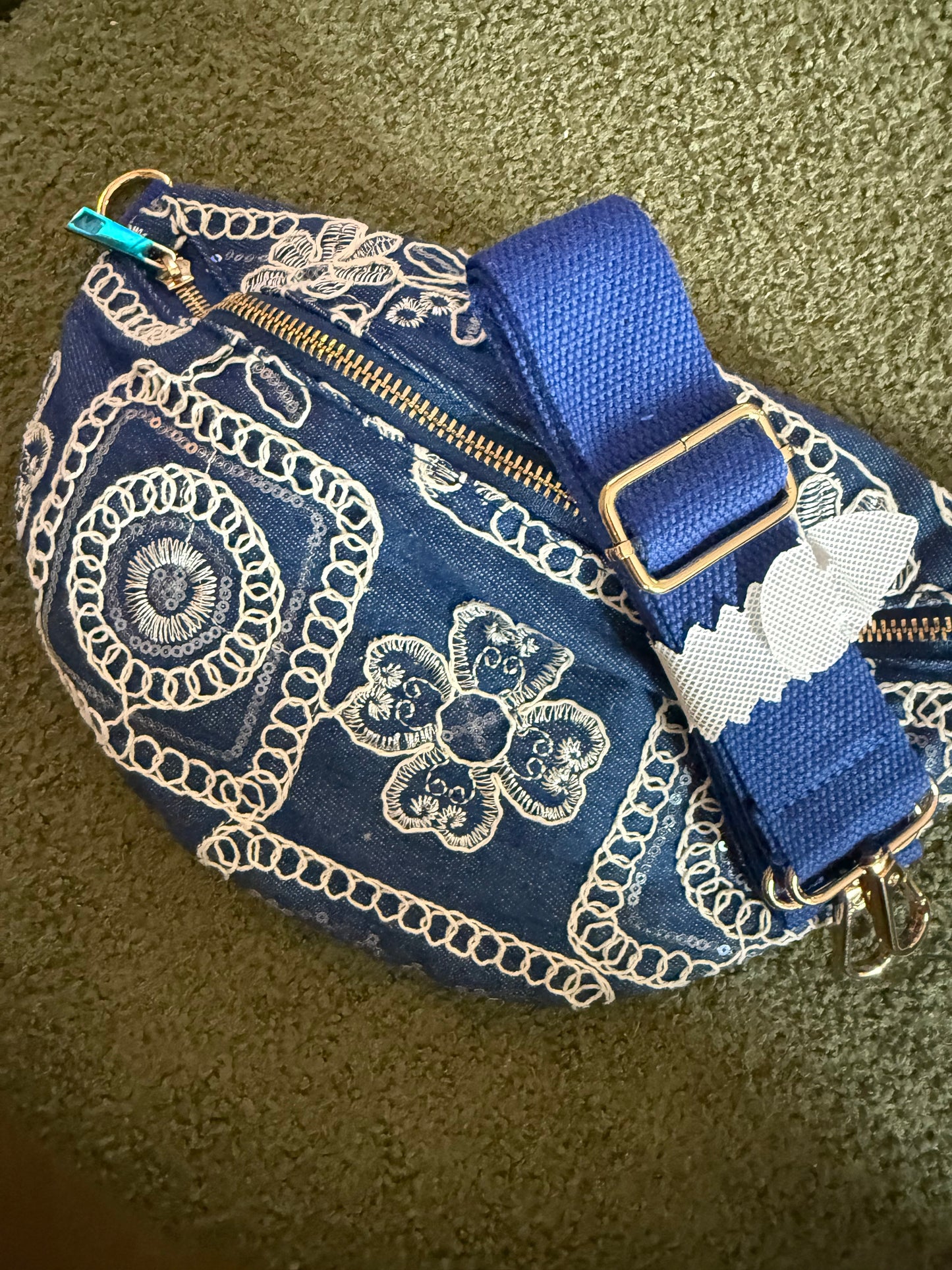 Santorini Tas blauw