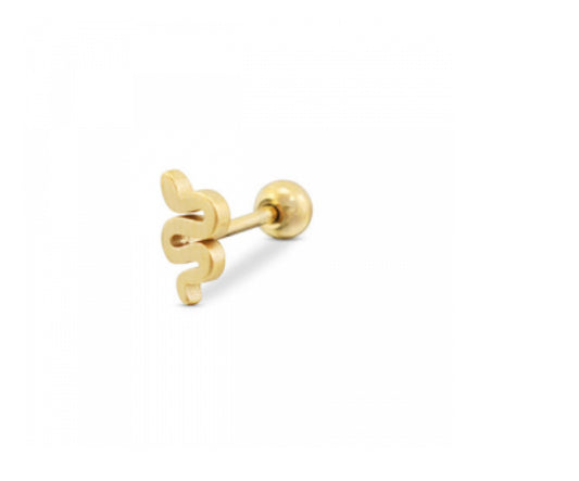 Slang piercing / knopje