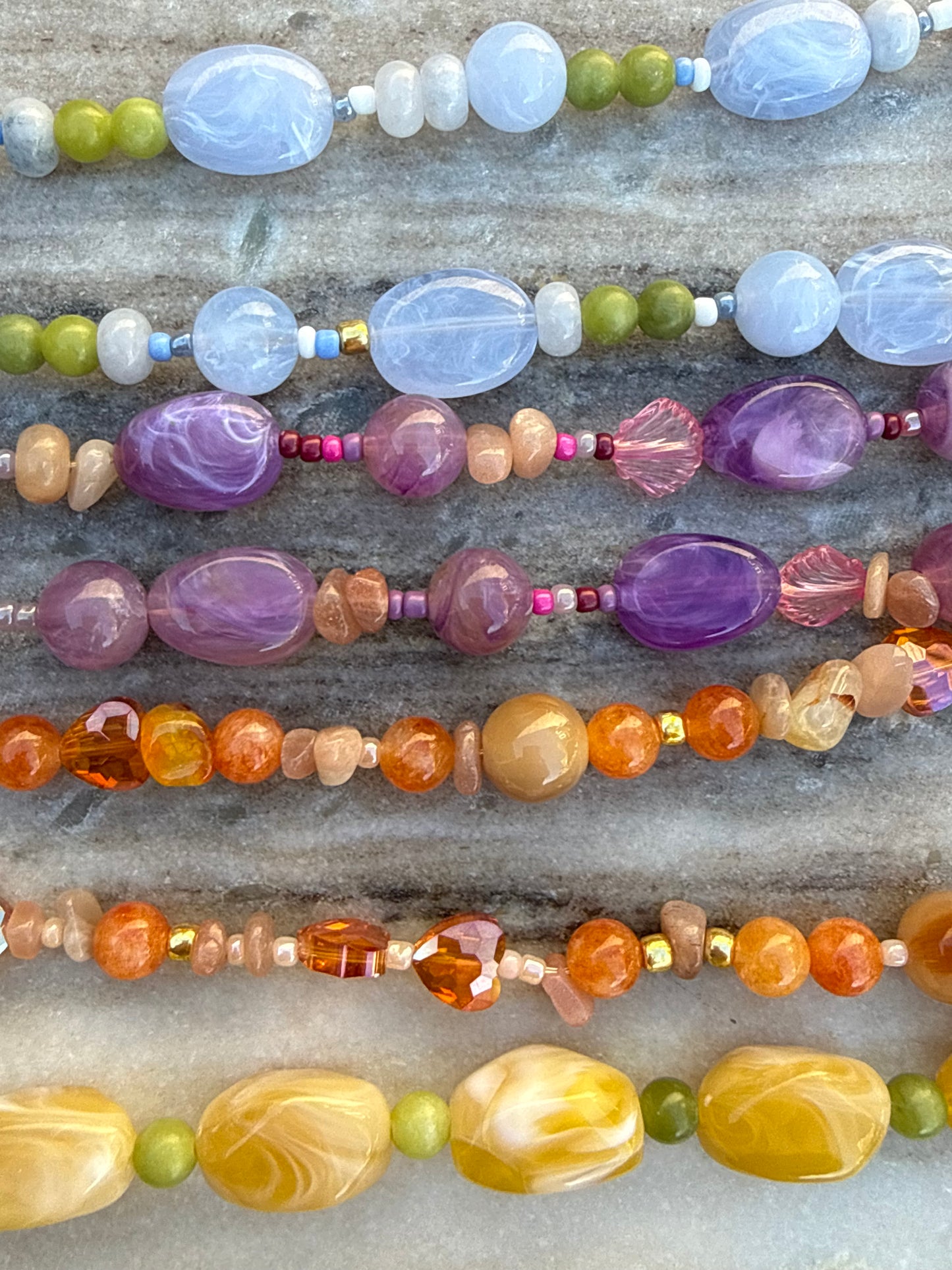 Oranje ketting