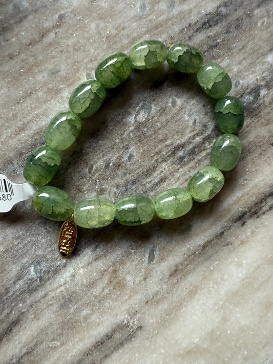 Groene Kralen armband
