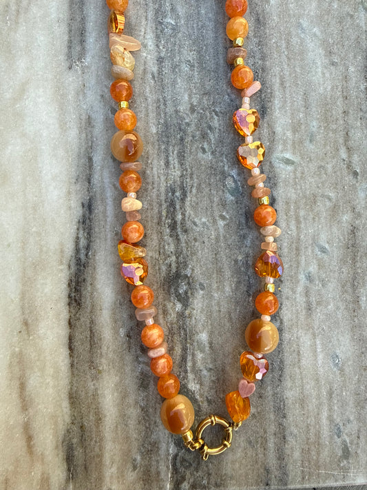 Oranje ketting