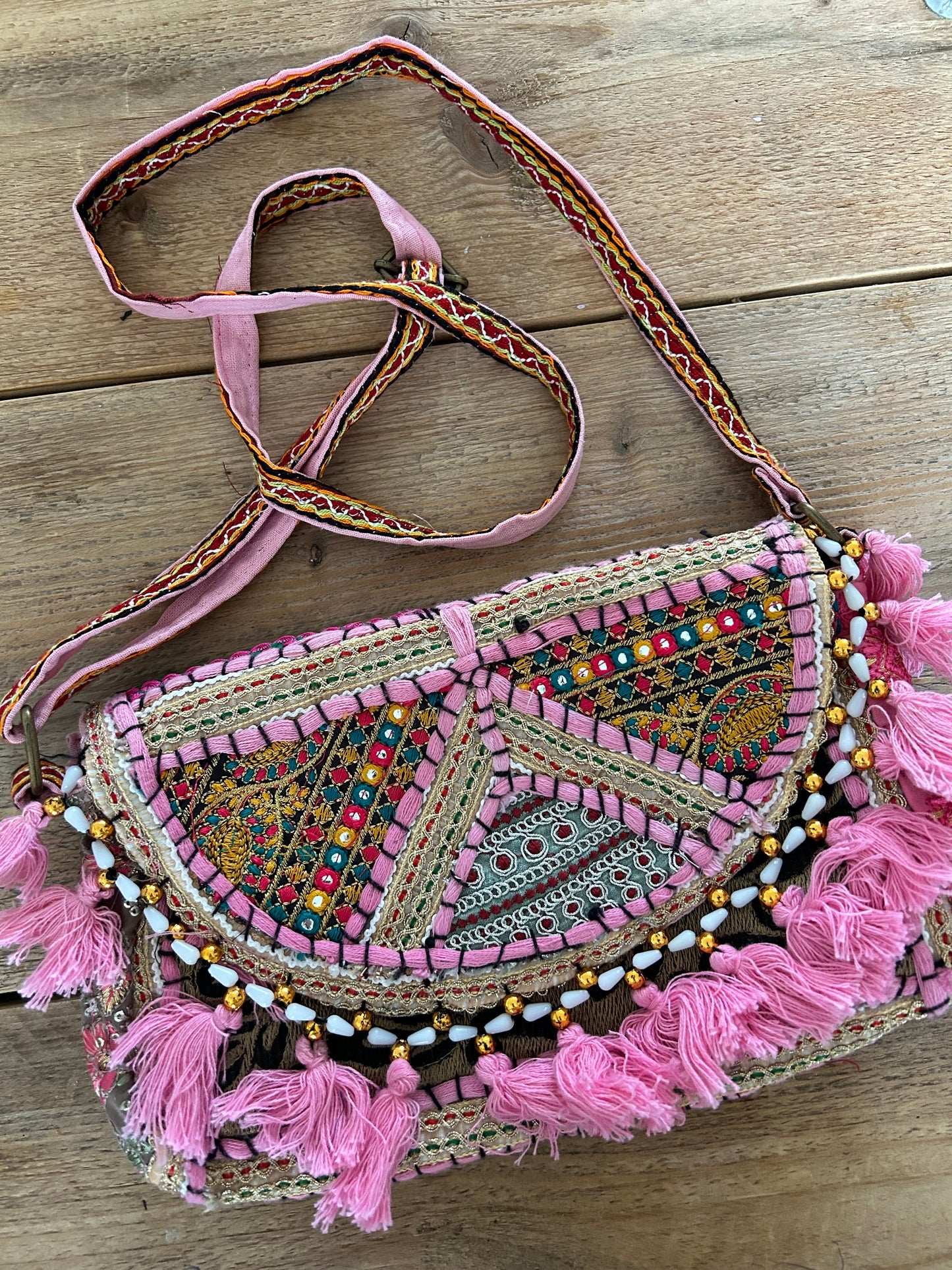 Boho Tasje Roze💗