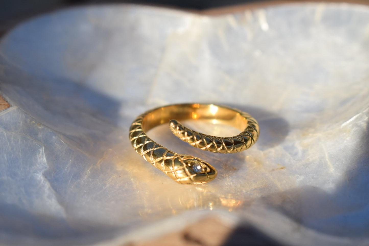 Sevilla Snake Ring Gold